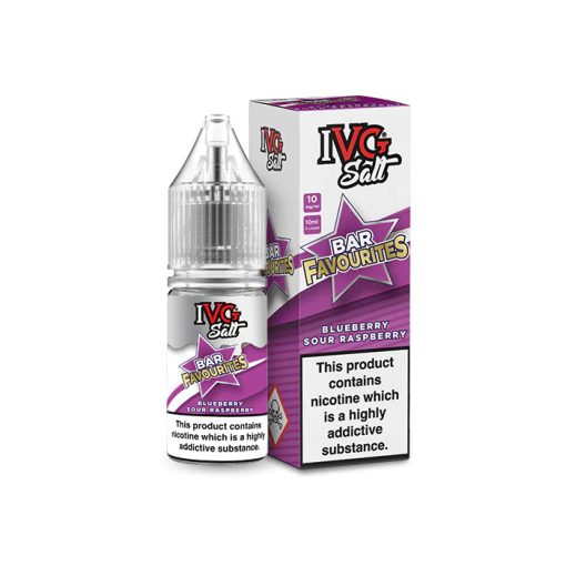 IVG Bar Favourites Blueberry Sour Raspberry 10ml 10mg/ml nikotinsó