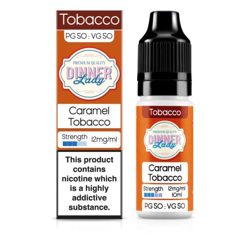 Dinner Lady Caramel Tobacco 10ml 12mg/ml eliquid