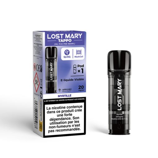 Lost Mary Tappo Blueberry előretöltött podfej 20mg/ml