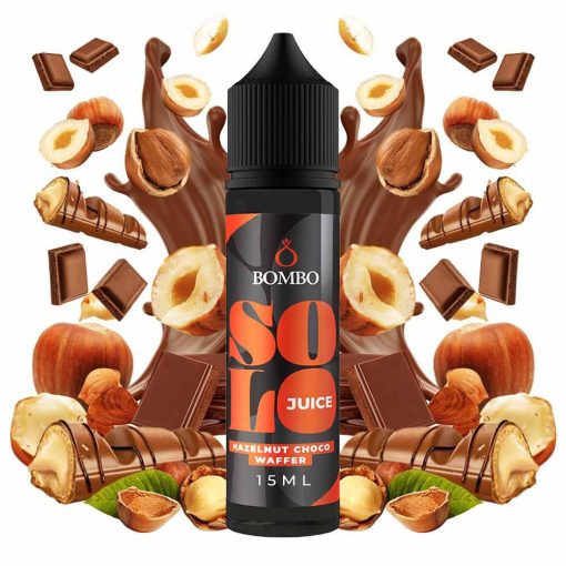 Bombo Solo Juice Hazelnut Choco Waffer 15ml longfill