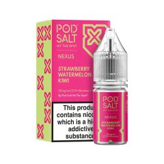   Pod Salt Nexus Strawberry Watermelon Kiwi 10ml 10mg/ml nicsalt