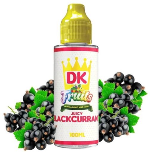 Donut King Fruits Juicy Blackcurrant 100ml shortfill