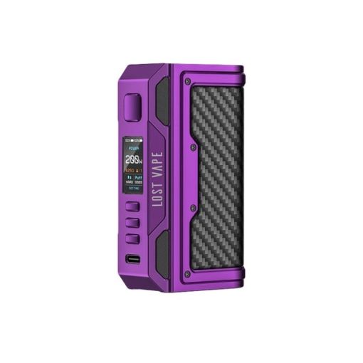 Lost Vape Thelema Quest 200W Mod Mystic Purple Carbon Fiber