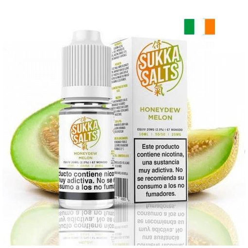 Sukka Salts Honeydew Melon 10ml 10mg/ml nicsalt