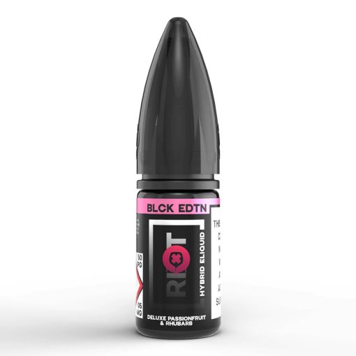 Riot Squad BLCK EDTN Deluxe Passionfruit Rhubarb 10ml 10mg/ml nicsalt