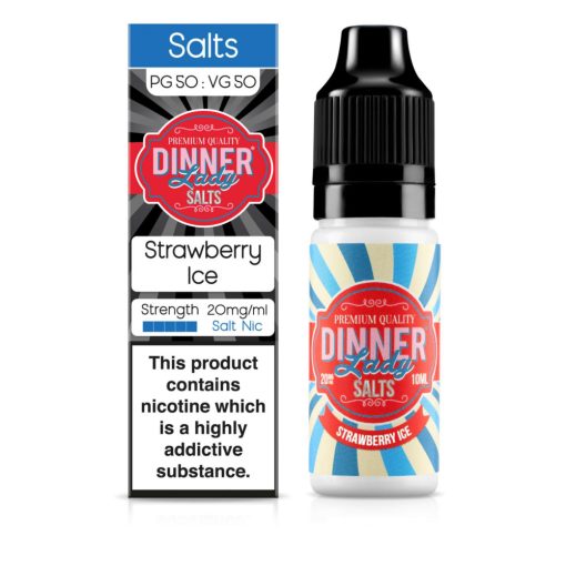 Dinner Lady Strawberry Ice 10ml 20mg/ml nikotinsó