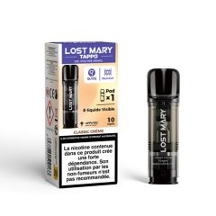   Lost Mary Tappo Classic Créme prefilled pod cartridge 10mg/ml