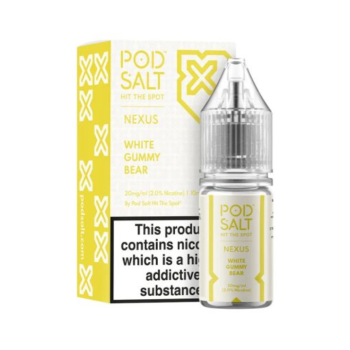 Pod Salt Nexus White Gummy Bear 10ml 20mg/ml nicsalt