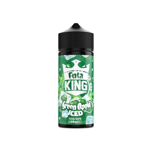 King E-Liquids Fnta King Green Apple Iced 100ml shortfill