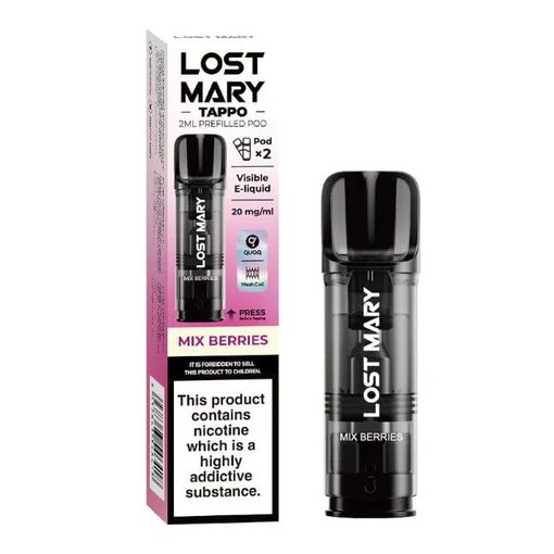 Lost Mary Tappo Mix Berries előretöltött podfej 20mg/ml 2db