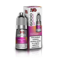 IVG 6000 Raspberry Peach Bliss 10ml 10mg/ml nikotinsó