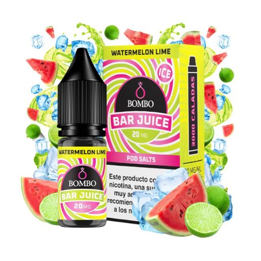 Bombo Bar Juice Watermelon Lime 10ml 20mg/ml nicsalt