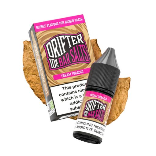 Juice Sauz Drifter Cream Tobacco 10ml 10mg/ml nicsalt