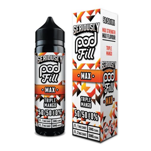 Doozy Vape Co Seriously Pod Fill Max Triple Mango 40ml shortfill