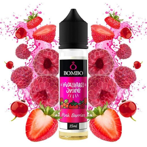 Bombo Wailani Juice Pink Berries 15ml longfill