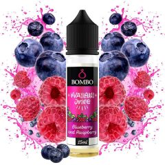 Bombo Wailani Juice Blueberry and Raspberry 15ml longfill