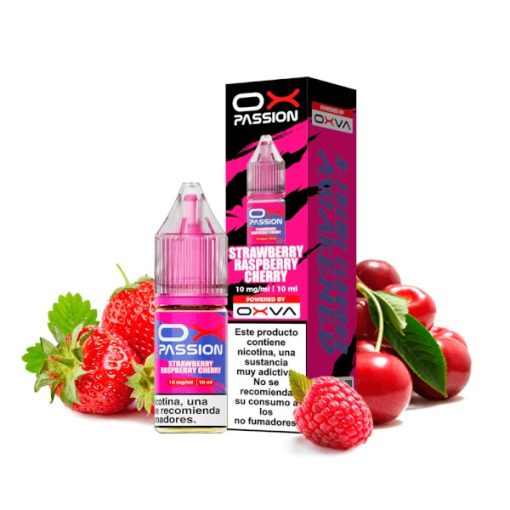 OXVA OX Passion Strawberry Raspberry Cherry 10ml 20mg/ml nikotinsó