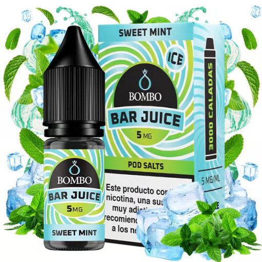 Bombo Bar Juice Sweet Mint 10ml 20mg/ml nikotinsó