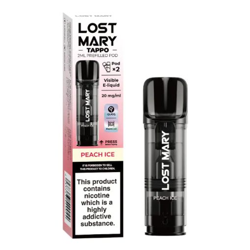 Lost Mary Tappo Peach Ice előretöltött podfej 20mg/ml 2db