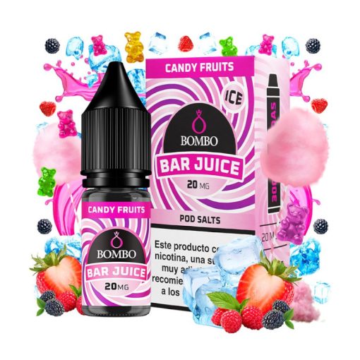 Bombo Bar Juice Candy Fruits 10ml 20mg/ml nikotinsó