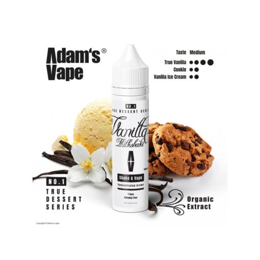 Adam's Vape Vanilla Milkshake 12ml longfill