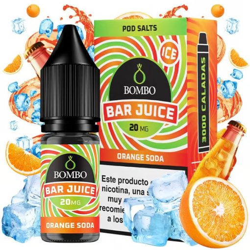 Bombo Bar Juice Orange Soda 10ml 10mg/ml nikotinsó