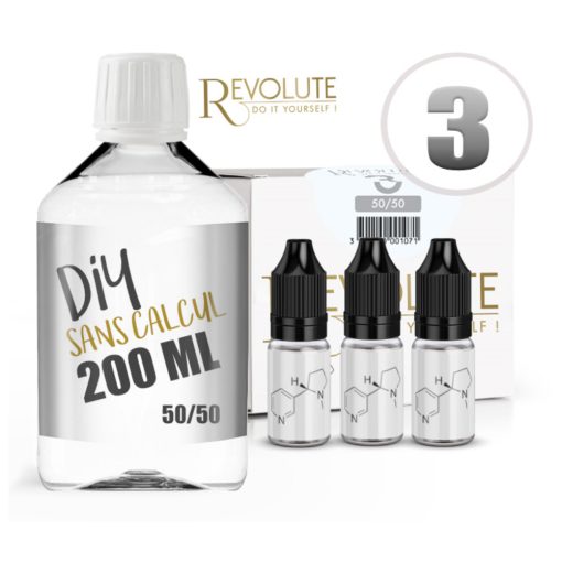 Revolute 50PG/50VG 3mg/ml 200ml nikotinos alapfolyadék