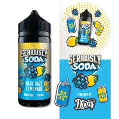   Doozy Vape Co Seriously Soda Blue Razz Lemonade 100ml shortfill