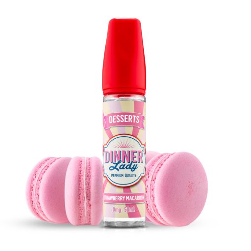 Dinner Lady Strawberry Macaroon 50ml shortfill