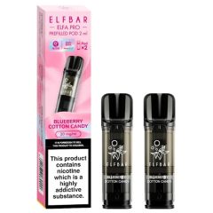   ELFA Pro Blueberry Cloudd (Blueberry Cotton Candy) 20mg/ml prefilled pod cartridge 2pcs