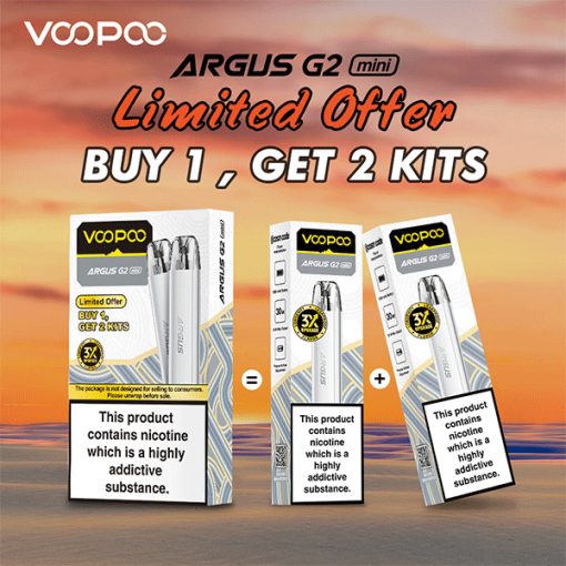 VooPoo Argus G2 Mini Pod Starry Silver 2pcs