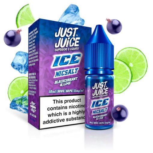 Just Juice Blackcurrant & Lime Ice 10ml 20mg/ml nikotinsó