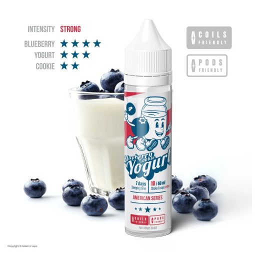 Adam's Vape Blueberry Cookie Yogurt 12ml longfill