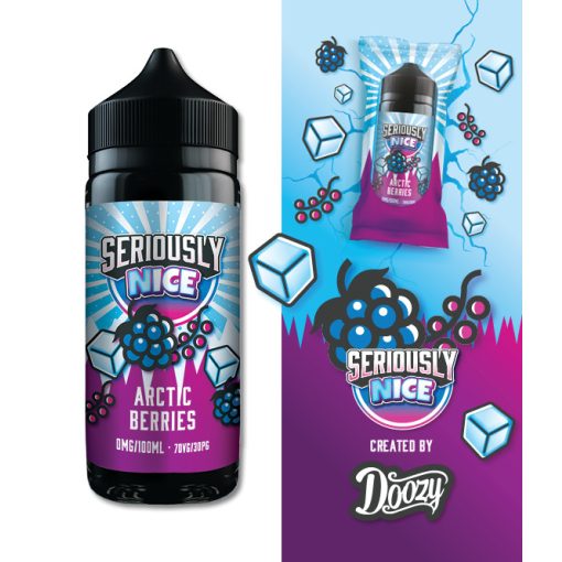 Doozy Vape Co Seriously Nice Arctic Berries 100ml shortfill