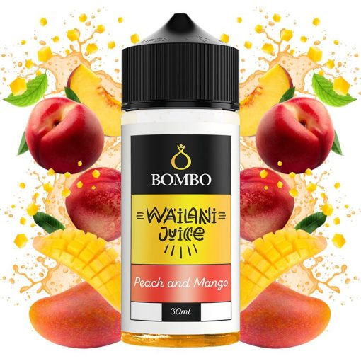 Bombo Wailani Juice Peach and Mango 30ml longfill