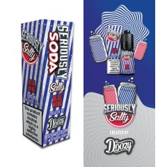   Doozy Vape Co Seriously Salty Blue Wing / Red Wing 10ml 20mg/ml nikotinsó