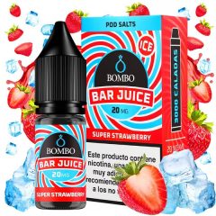 Bombo Bar Juice Super Strawberry 10ml 20mg/ml nikotinsó