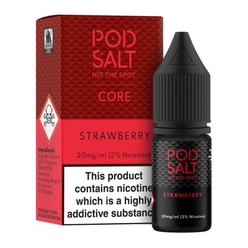 Pod Salt Core Strawberry 10ml 20mg/ml nikotinsó