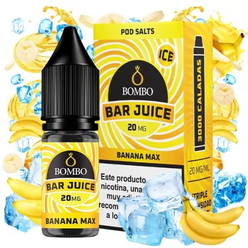 Bombo Bar Juice Banana Max 10ml 10mg/ml nikotinsó