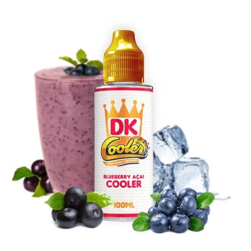 Donut King Cooler Blueberry Acai 100ml shortfill