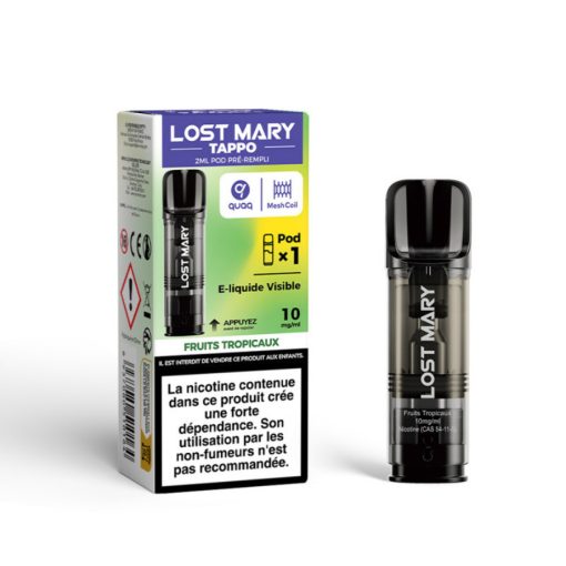 Lost Mary Tappo Tropical Fruit prefilled pod cartridge 10mg/ml