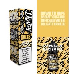 Doozy Vape Co Salts Vanilla Custard 10ml 10mg/ml nikotinsó