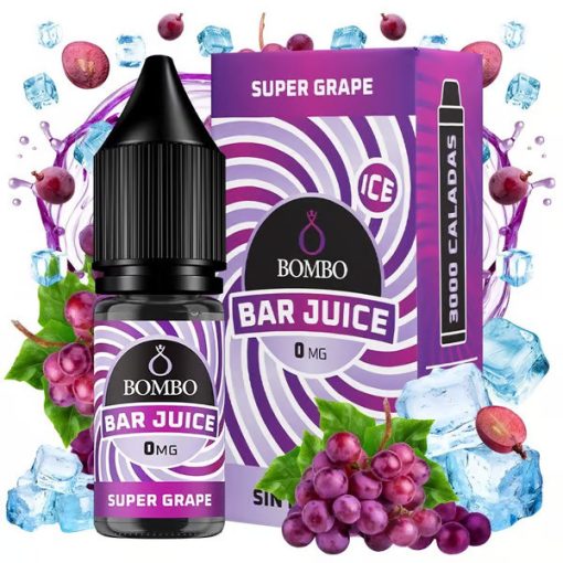 Bombo Bar Juice Super Grape 10ml 10mg/ml nikotinsó