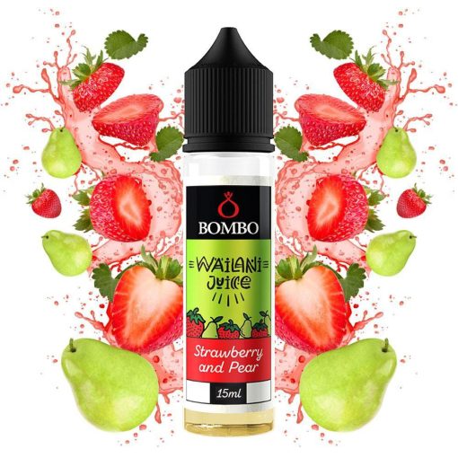 Bombo Wailani Juice Strawberry Pear 15ml longfill