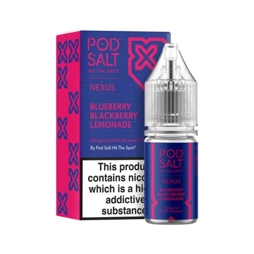 Pod Salt Nexus Blueberry Blackberry Lemonade 10ml 20mg/ml nicsalt