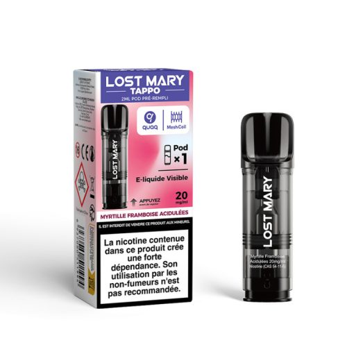 Lost Mary Tappo Blueberry Sour Raspberry előretöltött podfej 20mg/ml