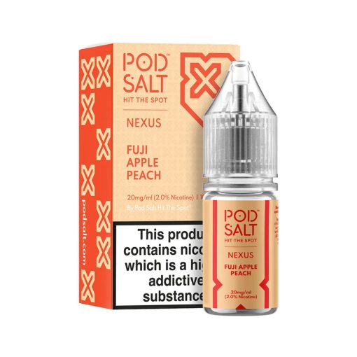 Pod Salt Nexus Fuji Apple Peach 10ml 10mg/ml nicsalt