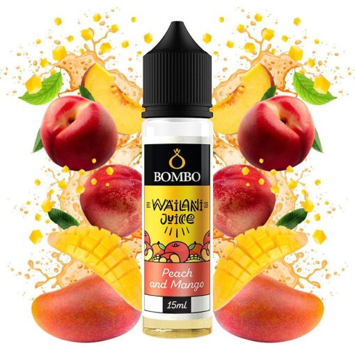 Bombo Wailani Juice Peach and Mango 15ml longfill