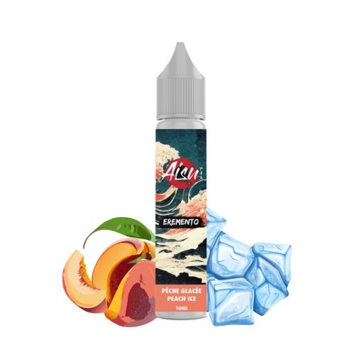 Aisu Eremento Pêche Glacée 10ml 10mg/ml nicsalt