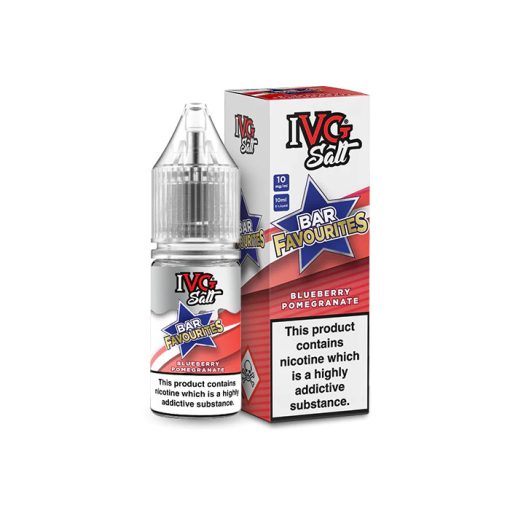 IVG Bar Favourites Blueberry Pomegranate 10ml 10mg/ml nicsalt